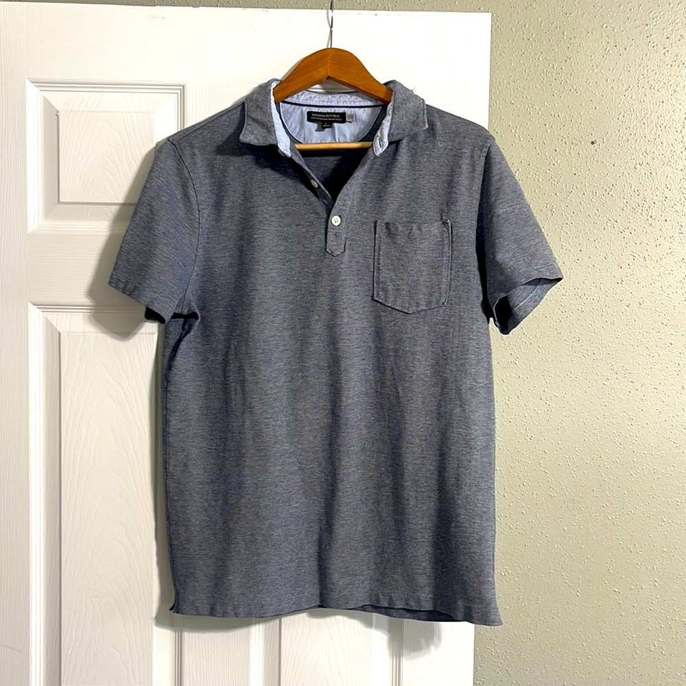 Banana Republic polo Large blue/grey never worn